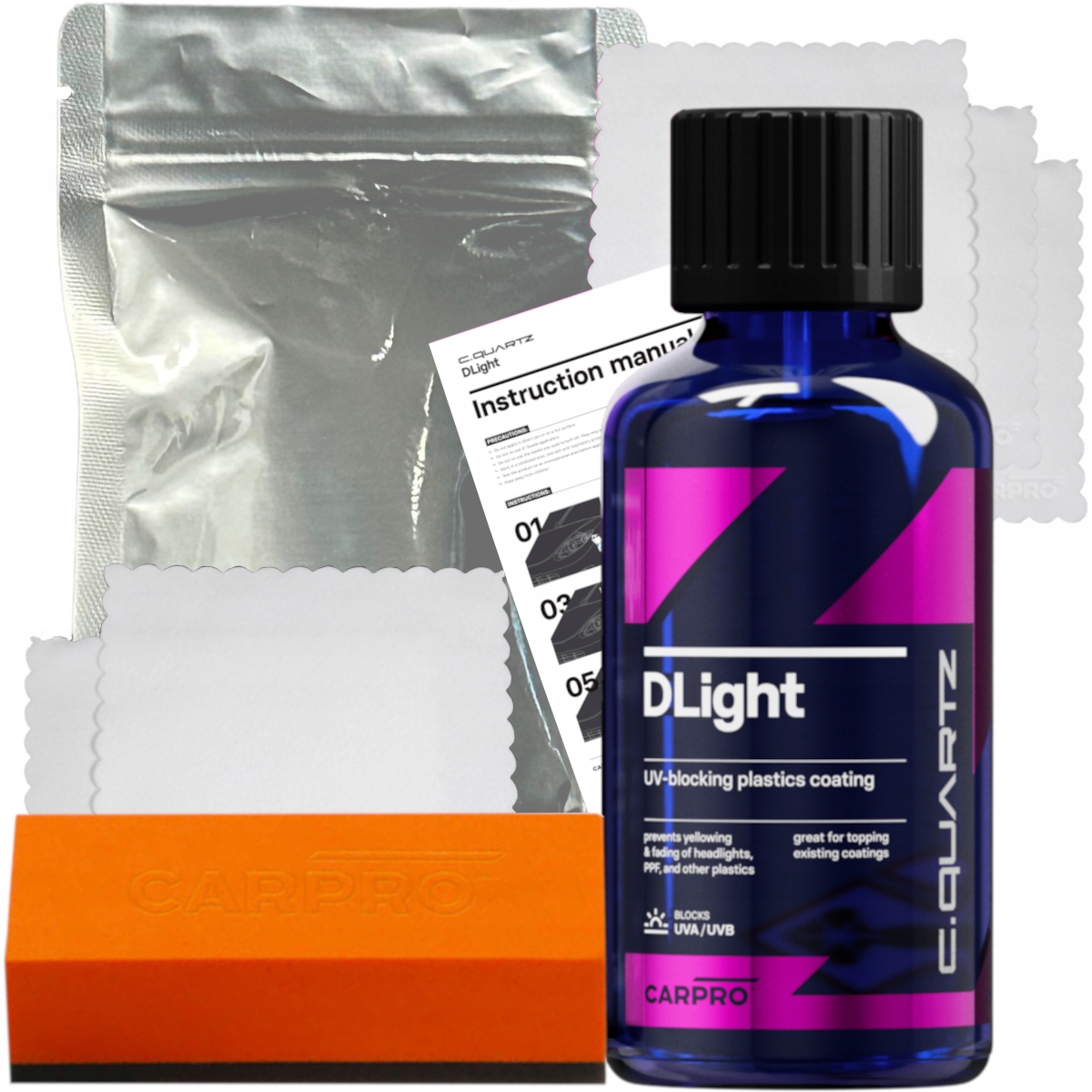 Keramický povlak CarPro DLight 10ml Hydrofobní povlak 3 roky