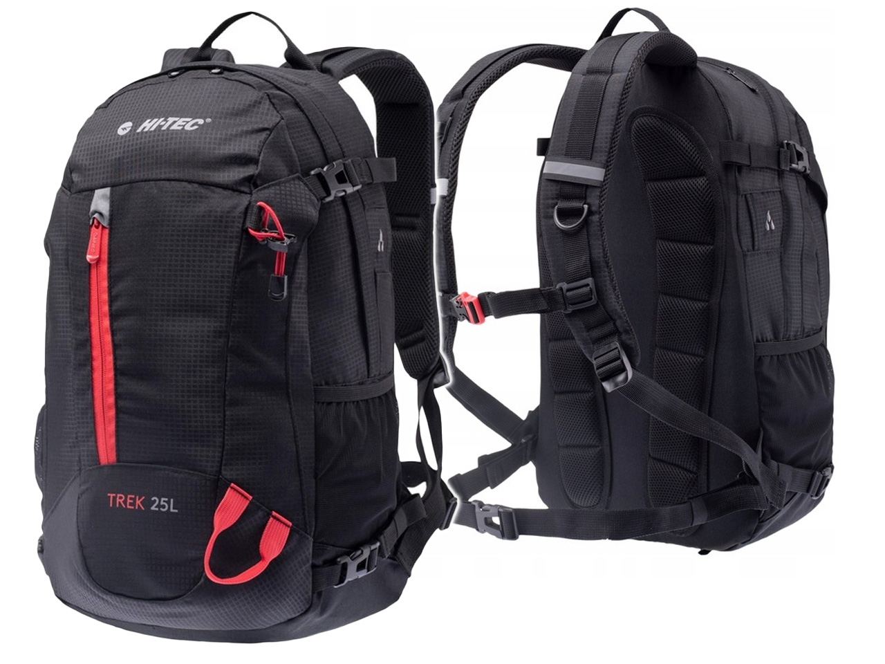 Batoh turistický batoh Hi-tec Trek 25L Horský s potahem