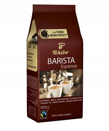 Levně Káva "Barista Espresso", pražená, zrnková, 1000 g, Tchibo