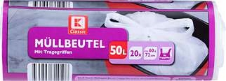 

Worki Na Odpady Z Rączkami 50L 20 szt Reklamówki