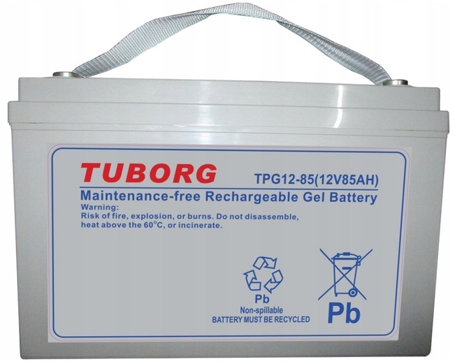 Akumulator żelowy Tuborg TPG12-85 12V 85Ah głębokiego rozładowania