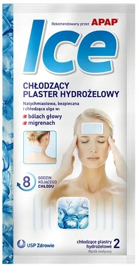

Apap Ice Chłodzący Plaster Hydrożelowy 2 sztuki