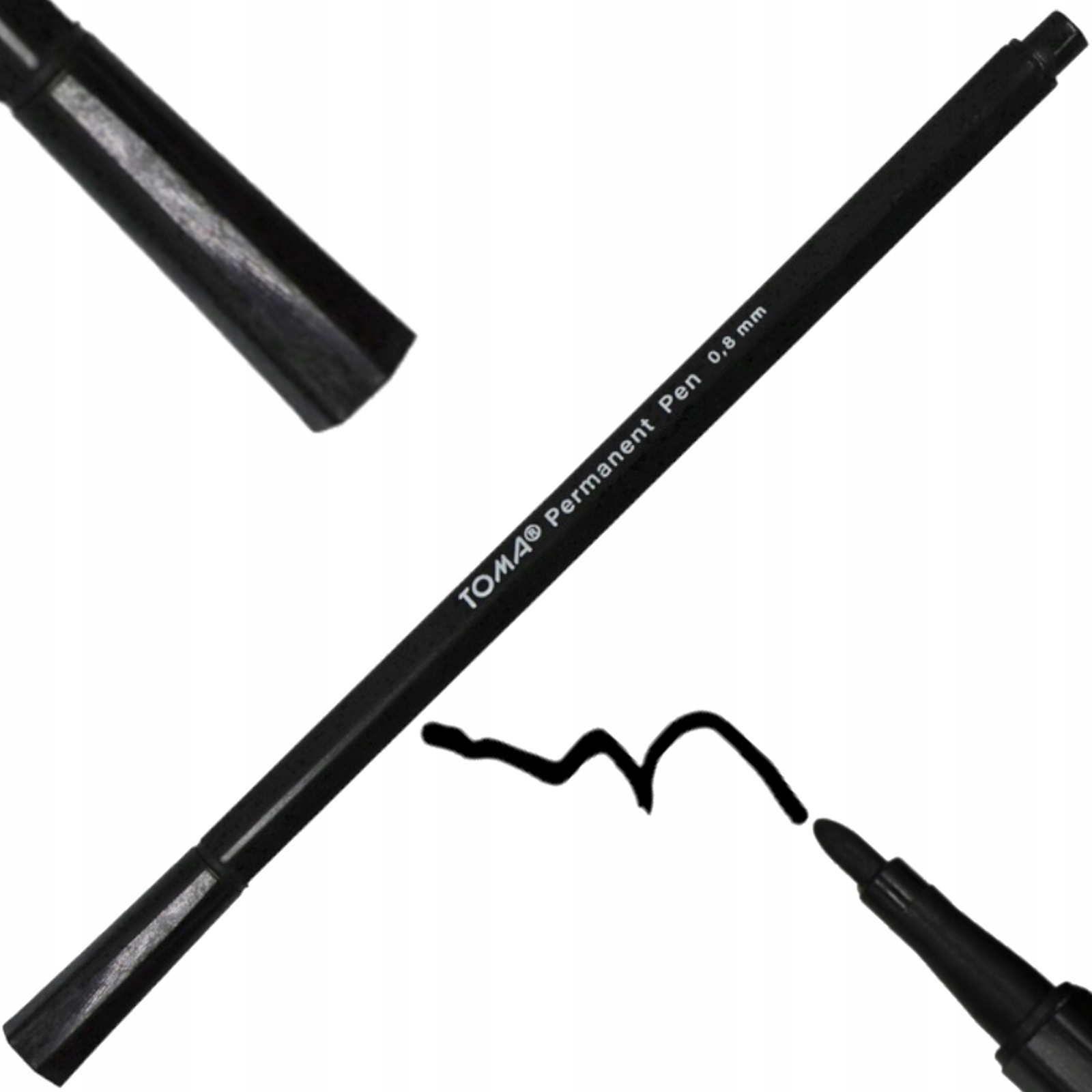

Marker Permanentny Toma TO-315 0,8mm czarny