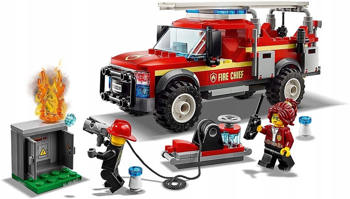 LEGO CITY 60231 TERENÓWKA KOMENDANTKI STRAŻY POŻARNEJ Marka LEGO