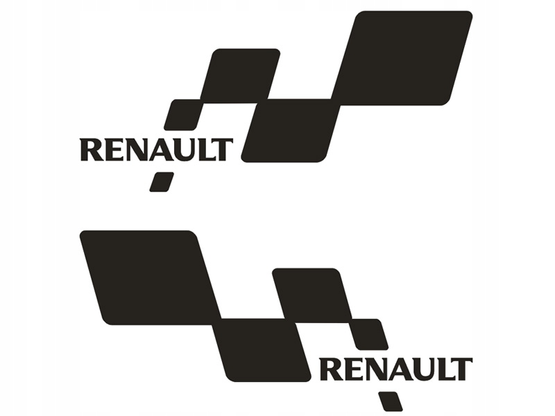 

Naklejki Renault szachownica na bok, drzwi