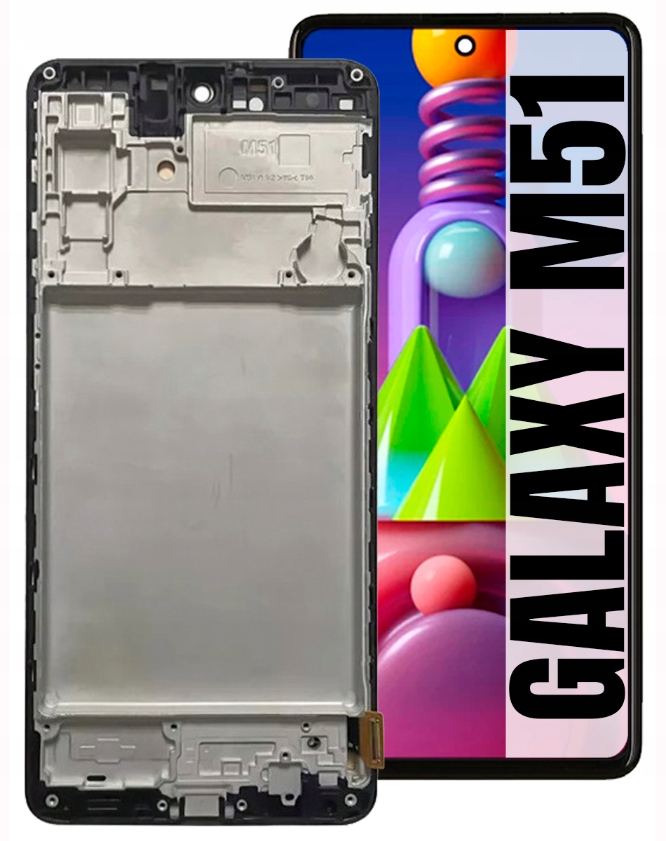 Displej Pro Samsung Galaxy M51 2020 M515 Incell LCD Displej Rámeček