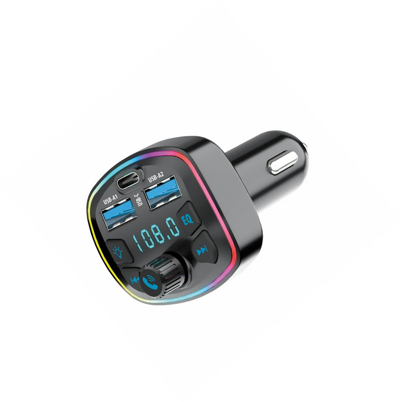 ładowarka samochodowa transmiter Fm Bluetooth 3 wejścia do Xiaomi Redmi 9AT
