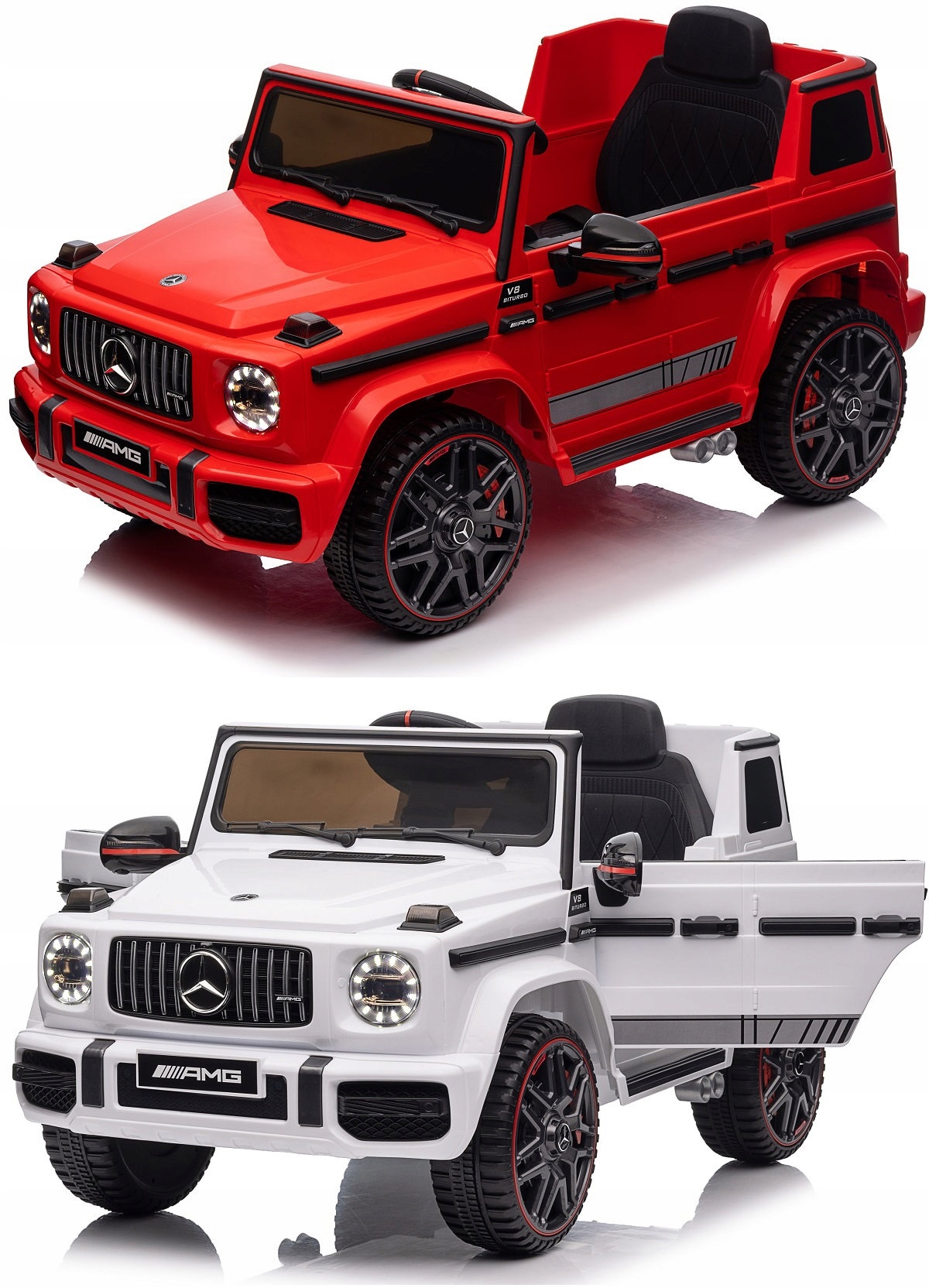 MERCEDES G63 AMG SKÓRA, EVA Auto na akumulator 90W Marka PlayHouse