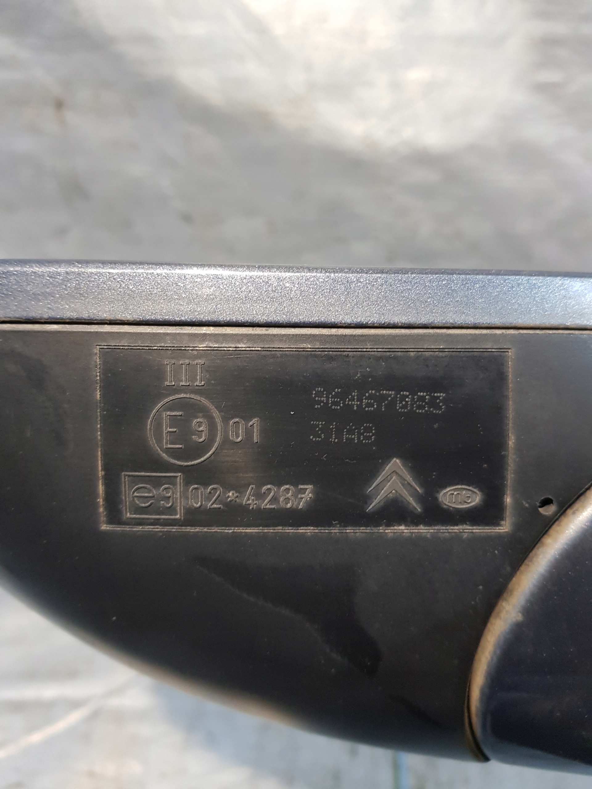 mirror electrics left 5 PIN CITROEN C4 and EZW 96467083