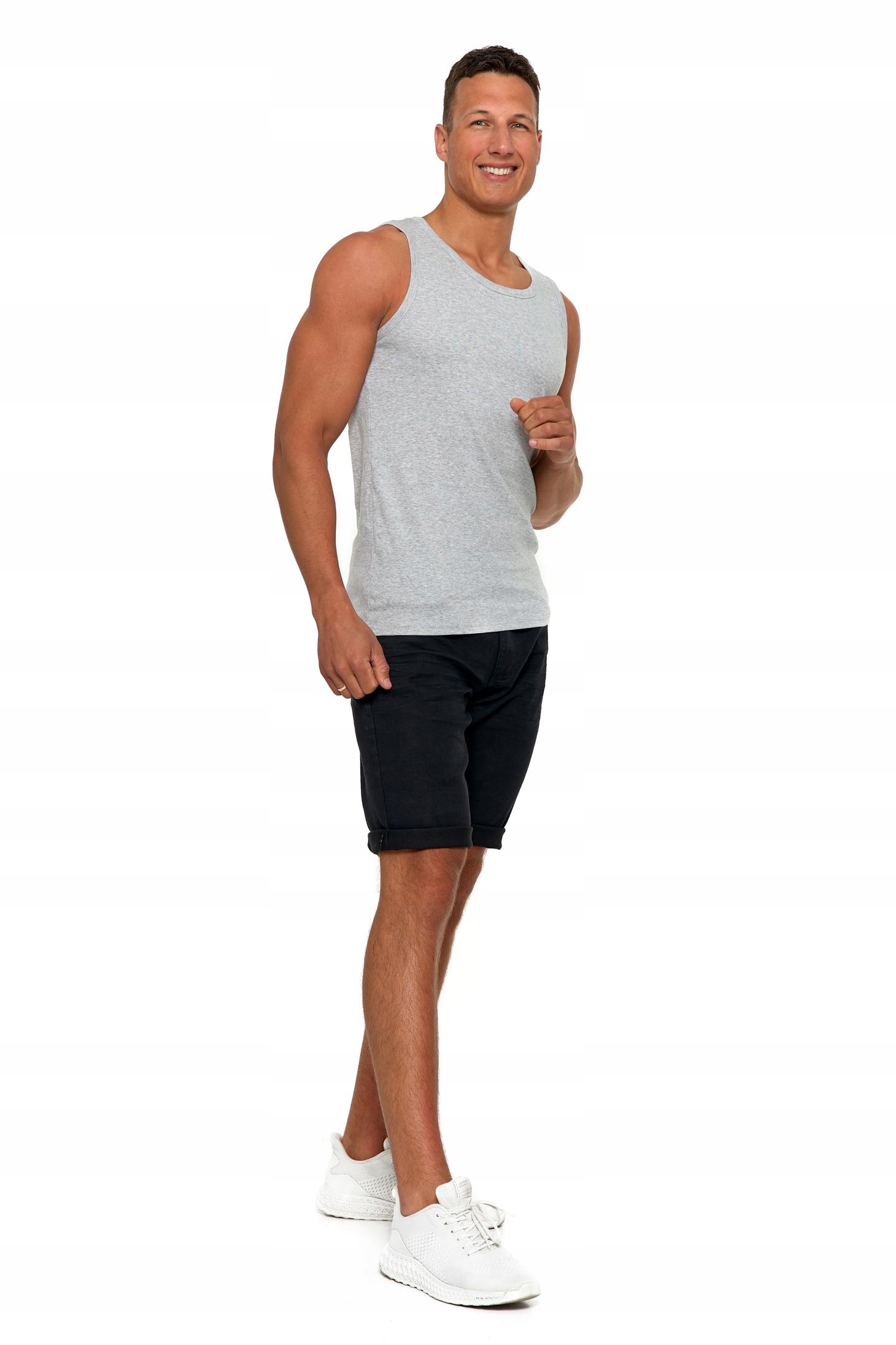 PODKOSZULKA KOSZULKA MĘSKA GŁADKA SZARA 100 % BAWEŁNA KLASYCZNA MORAJ 2XL EAN (GTIN) 5904501049863