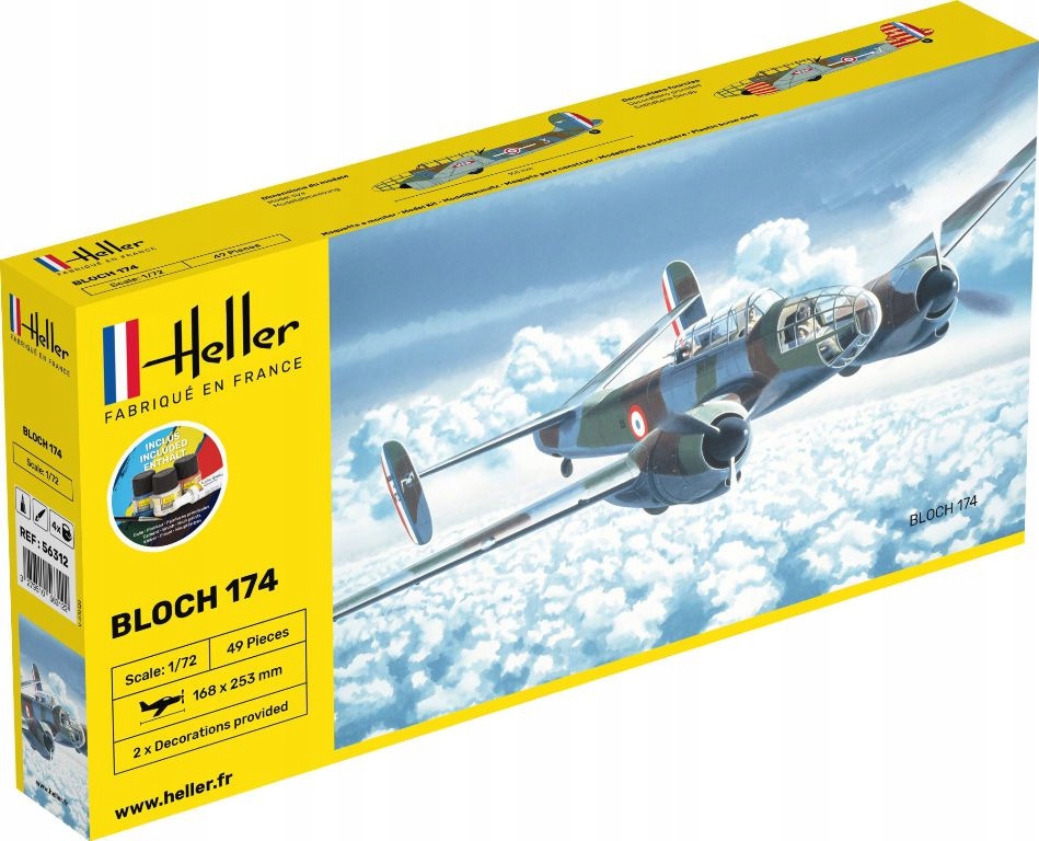 Heller 56312 Starter Set Bloch 174 A3 1:72