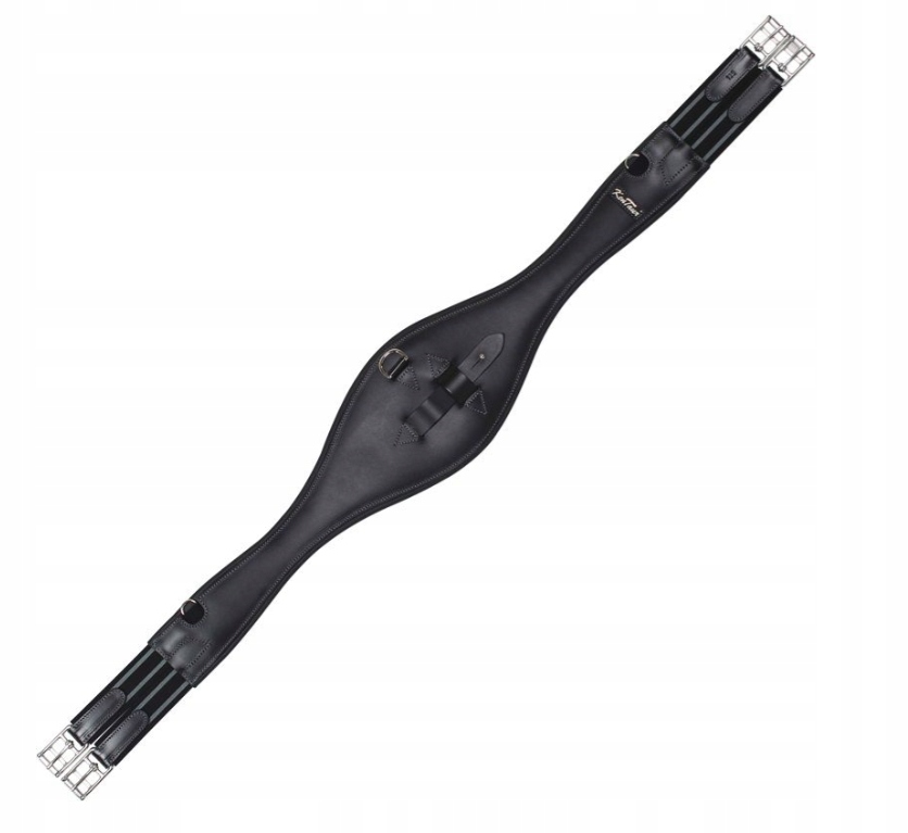 KenTaur kožený pásek Monaco (černý; 115 cm)