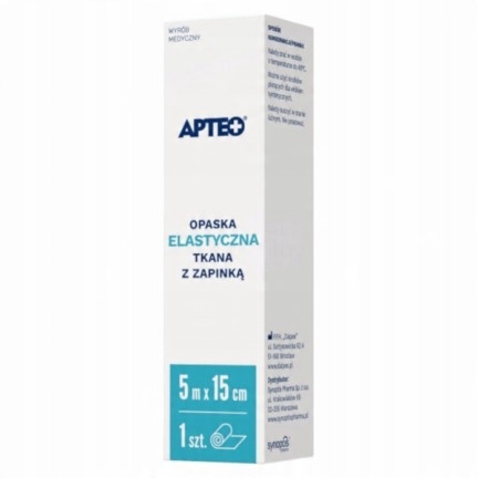 

Opaska Elastyczna Tkana Z Zapinką Apteo 15 cm x 5