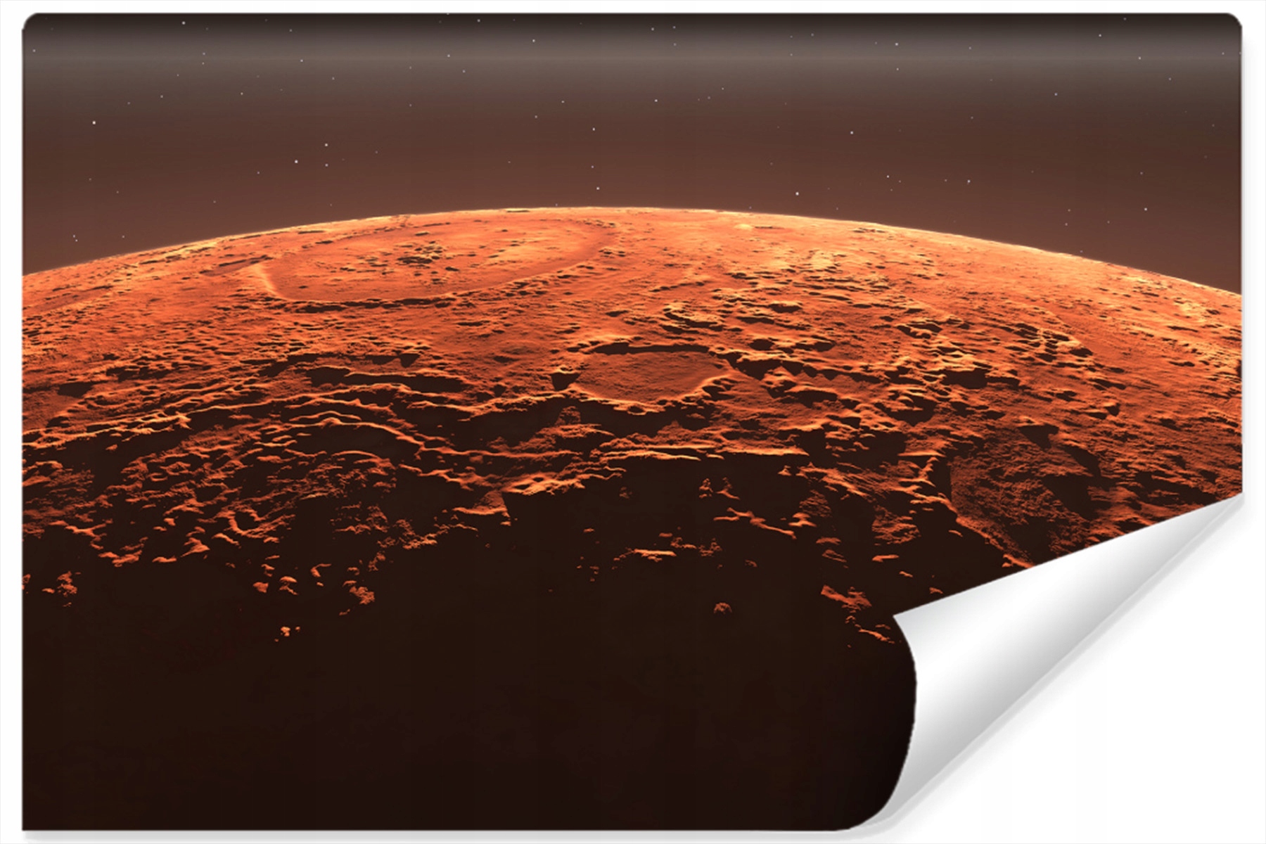 Fototapeta Mars Červená planeta 3D efekt 405x270