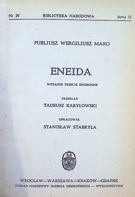 Publiusz Wergiliusz Maro - Eneida