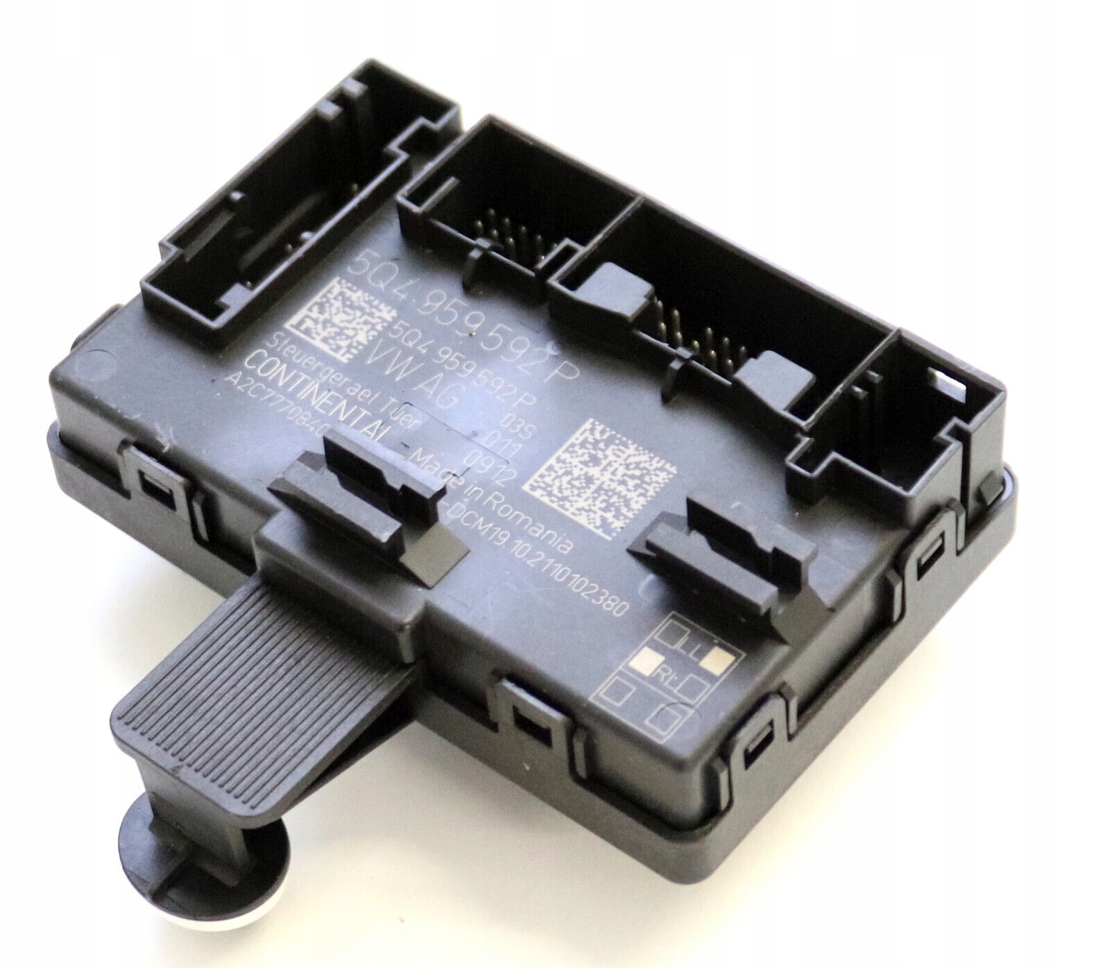 MODUŁ STEROWNIK DRZWI PRAWY PRZÓD 5Q4959592P AUDI SEAT SKODA VW EUROPA