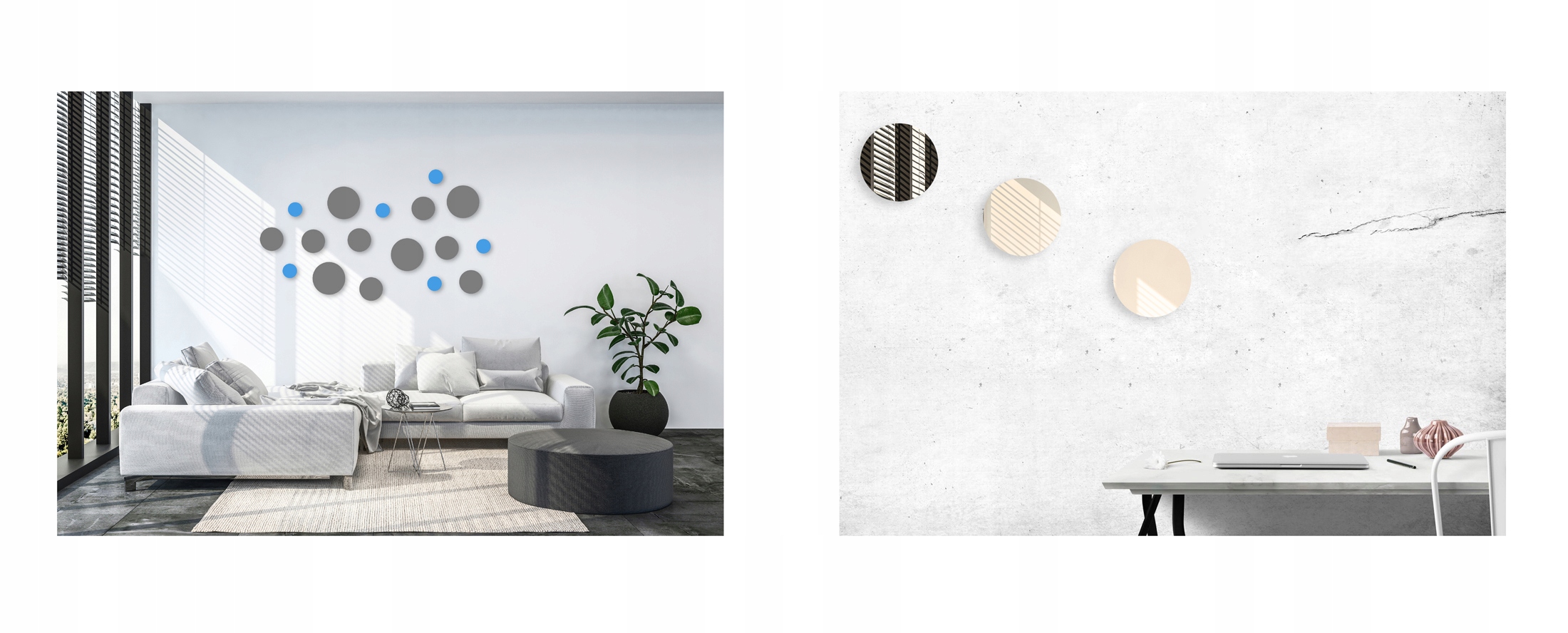 LUSTRO akrylowe koło 20x20 cm LS-91 Szerokość 200 mm