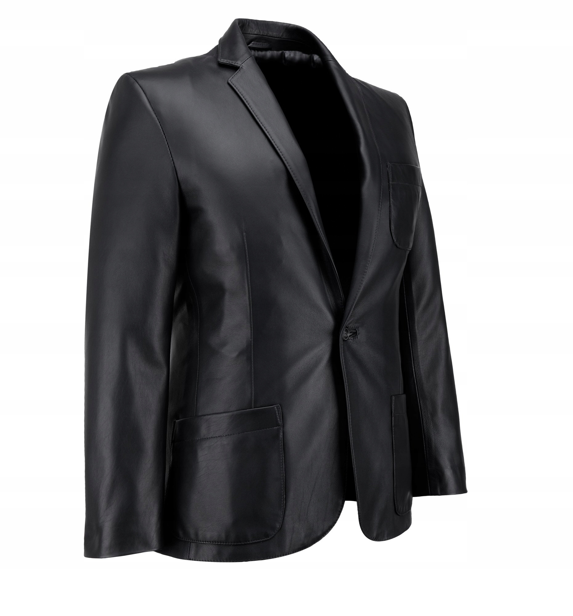 MARYNARKA SKÓRZANA MĘSKA MATS CZARNA- XXXL Marka TOMSKÓR