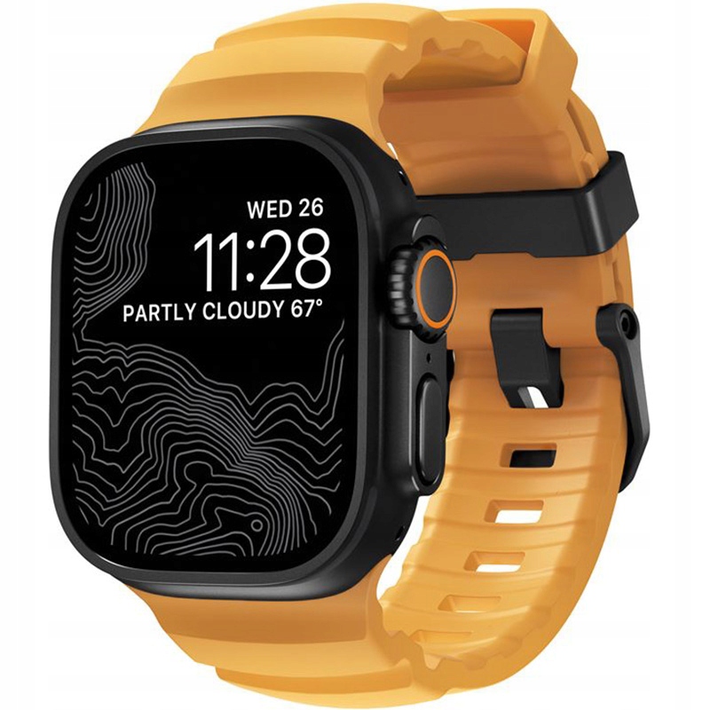 Nomad sportovní řemínek pro Apple Watch Kfm a titan 10/9/8/7/SE/6/5/4 49/46/45/44