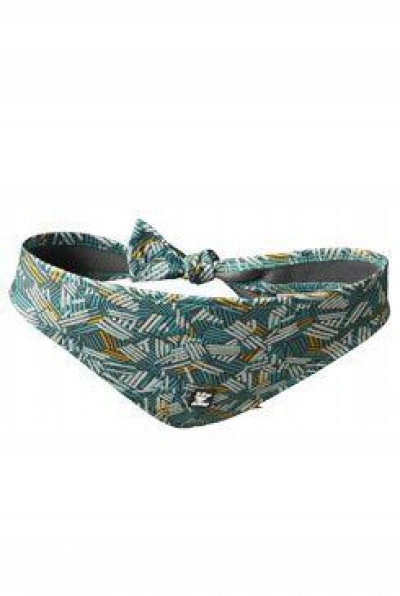 Levně Šátek Zhero Safety Bandana Eco paví zeleň L
