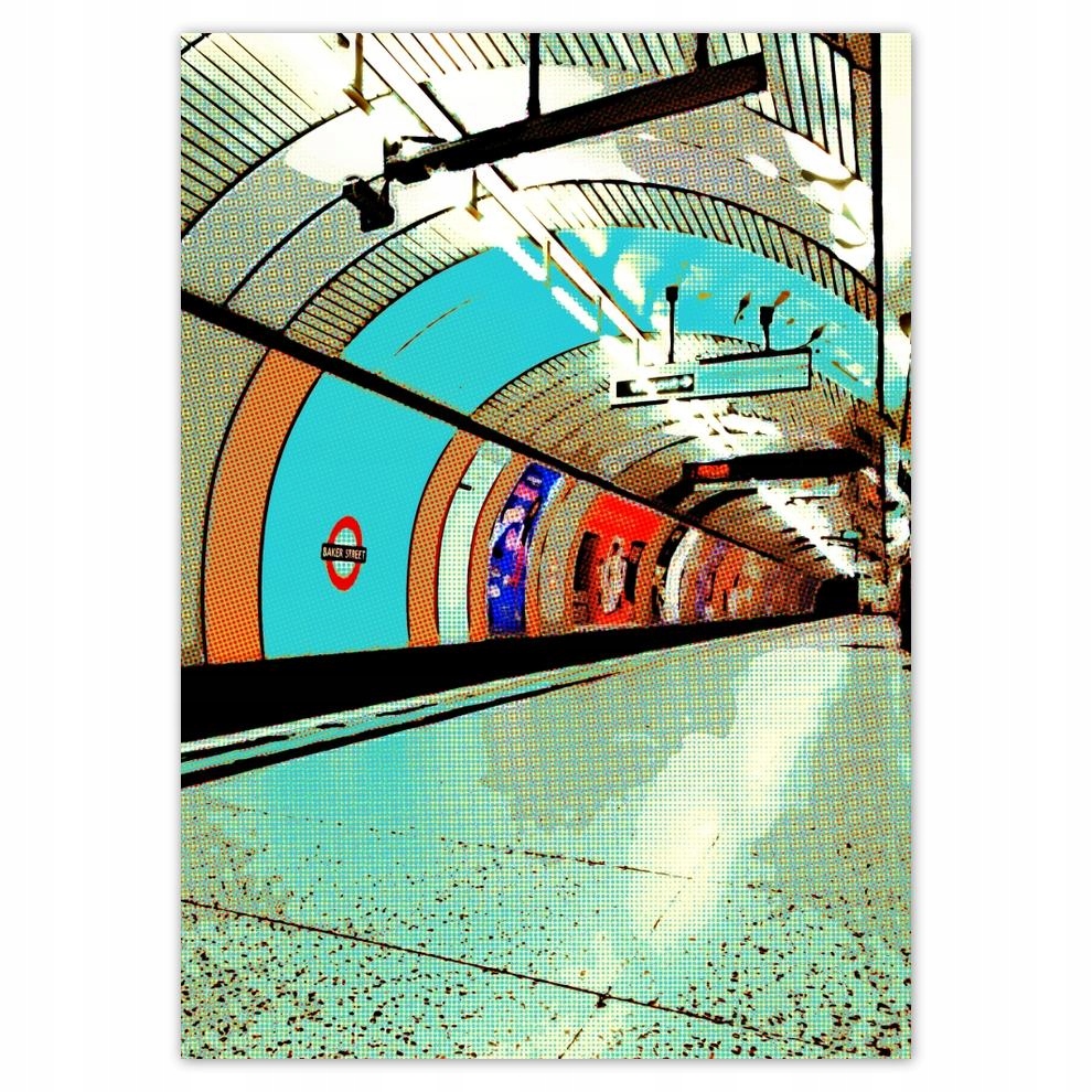 

Naklejki 50x70 London Podziemie