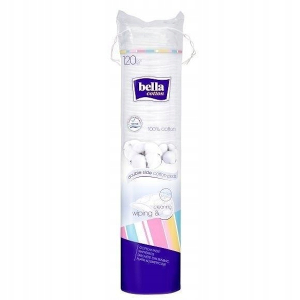 

Bella Płatki Kosmetyczne Owalne Cotton 120szt.