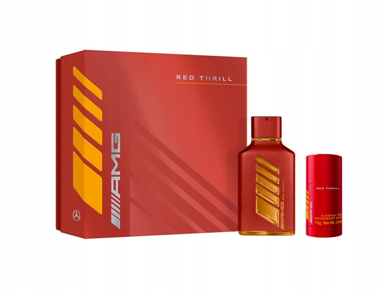 Mercedes pánský dárek Amg Red Thrill deodorant 75 g parfém 100 ml