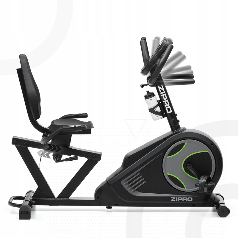 Rower Stacjonarny Rowerek Treningowy POZIOMY Leżący iConsole Kinomap Zipro Liczba programów treningowych 12