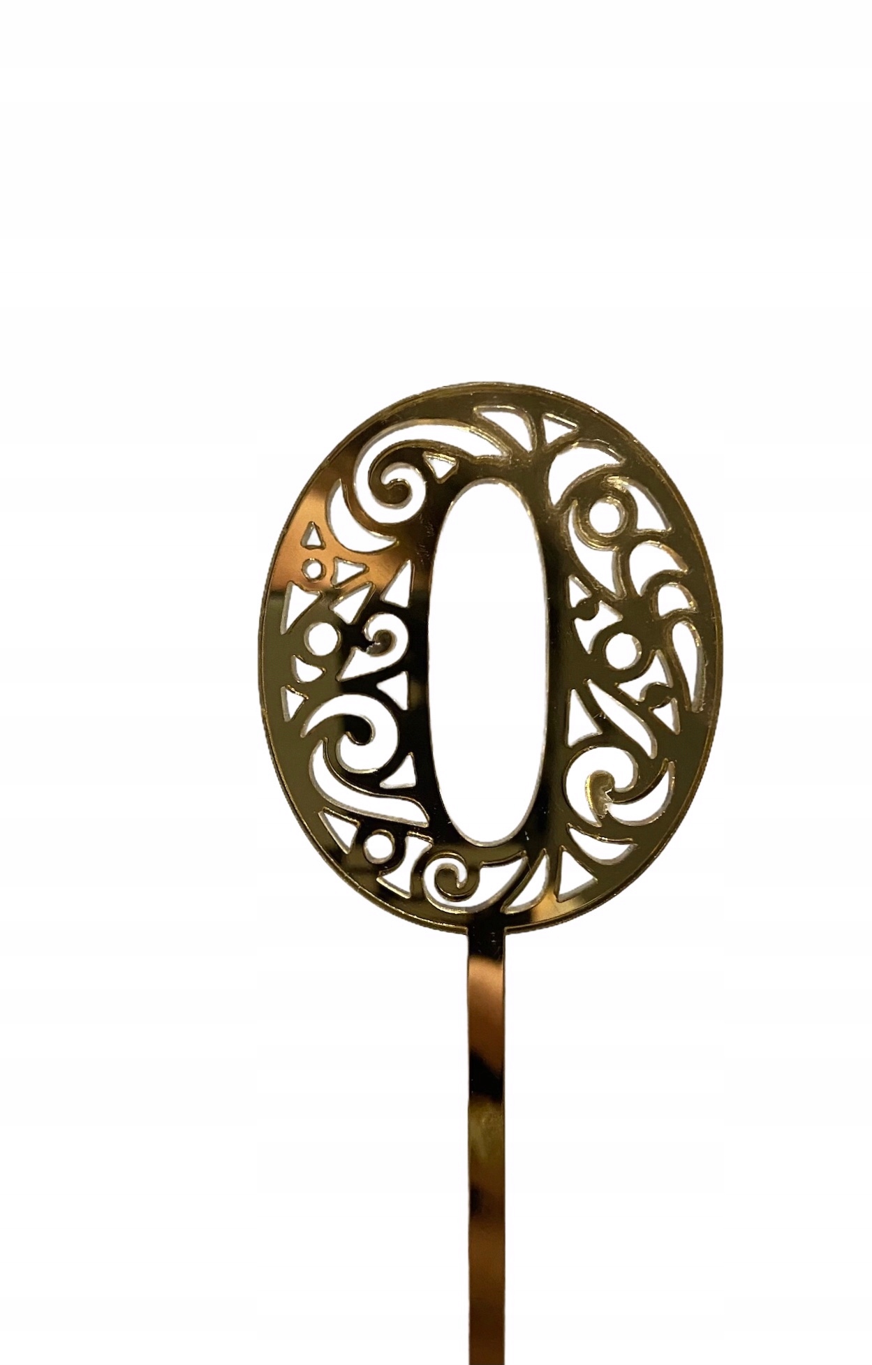 

Topper Na Tort Dekor Numer Urodziny Cyfra 0