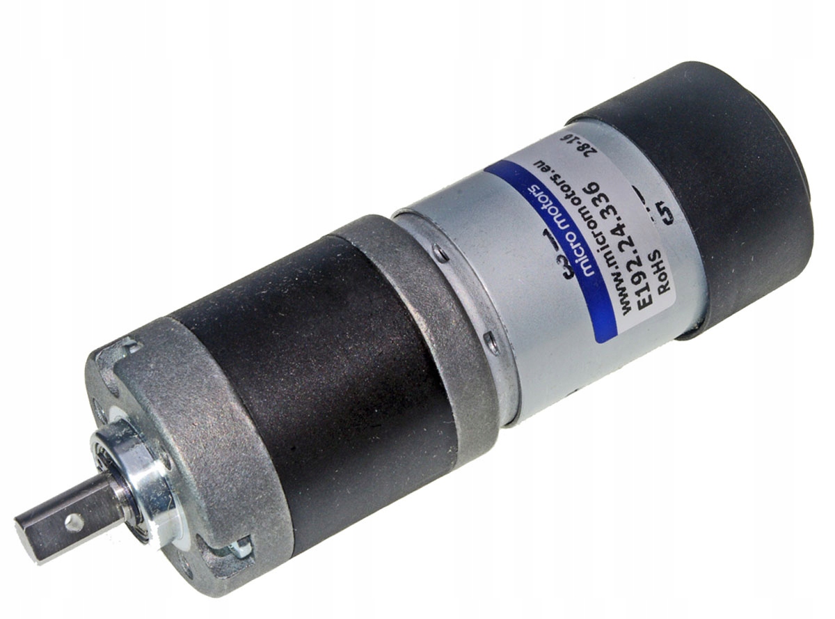 Motoreduktor planetarny 11,5obr/min 24V 3N.m