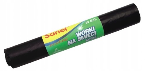 

Sanel Worki na śmieci Ecoline 15szt. 35Litrów