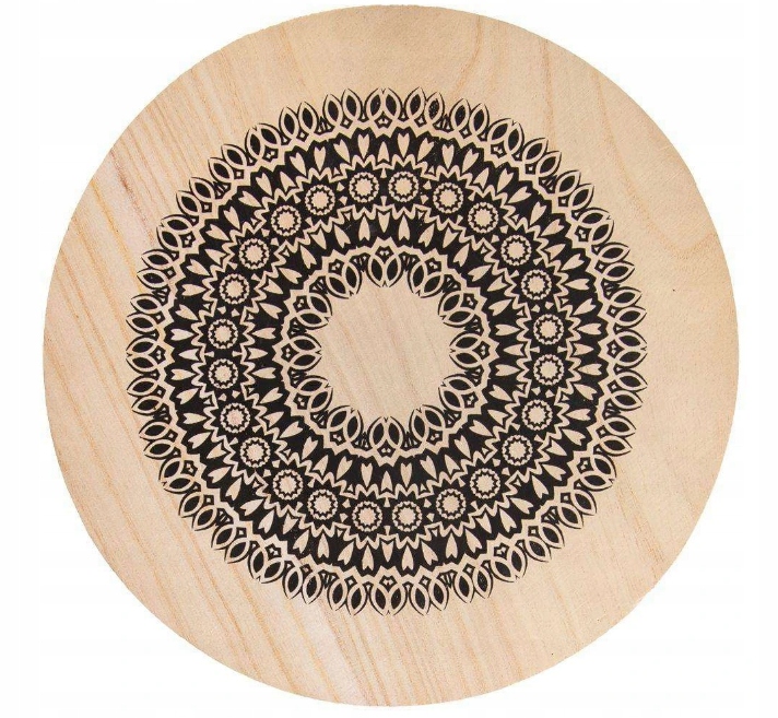 

Drewniana Podkładka Pod Garnek 20cm Mandala