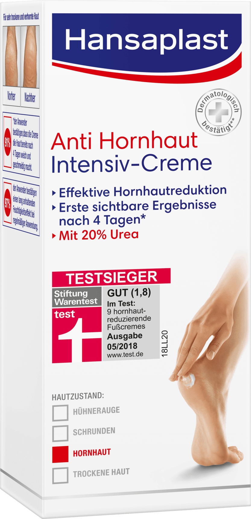 

Hansaplast Krem Z Mocznikiem Do Stóp 20% 75ML
