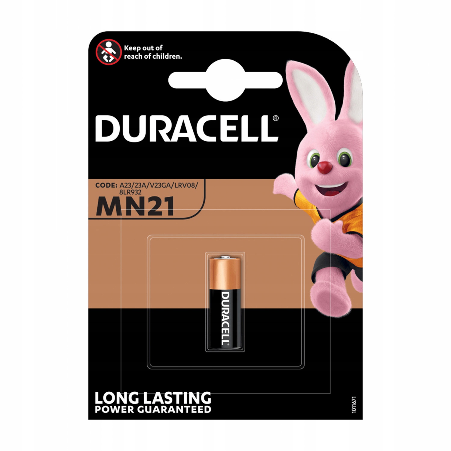 Bateria Duracell 12V P23GA 23A L1028 LRV08 MN21 2X EAN (GTIN) 5000394011229