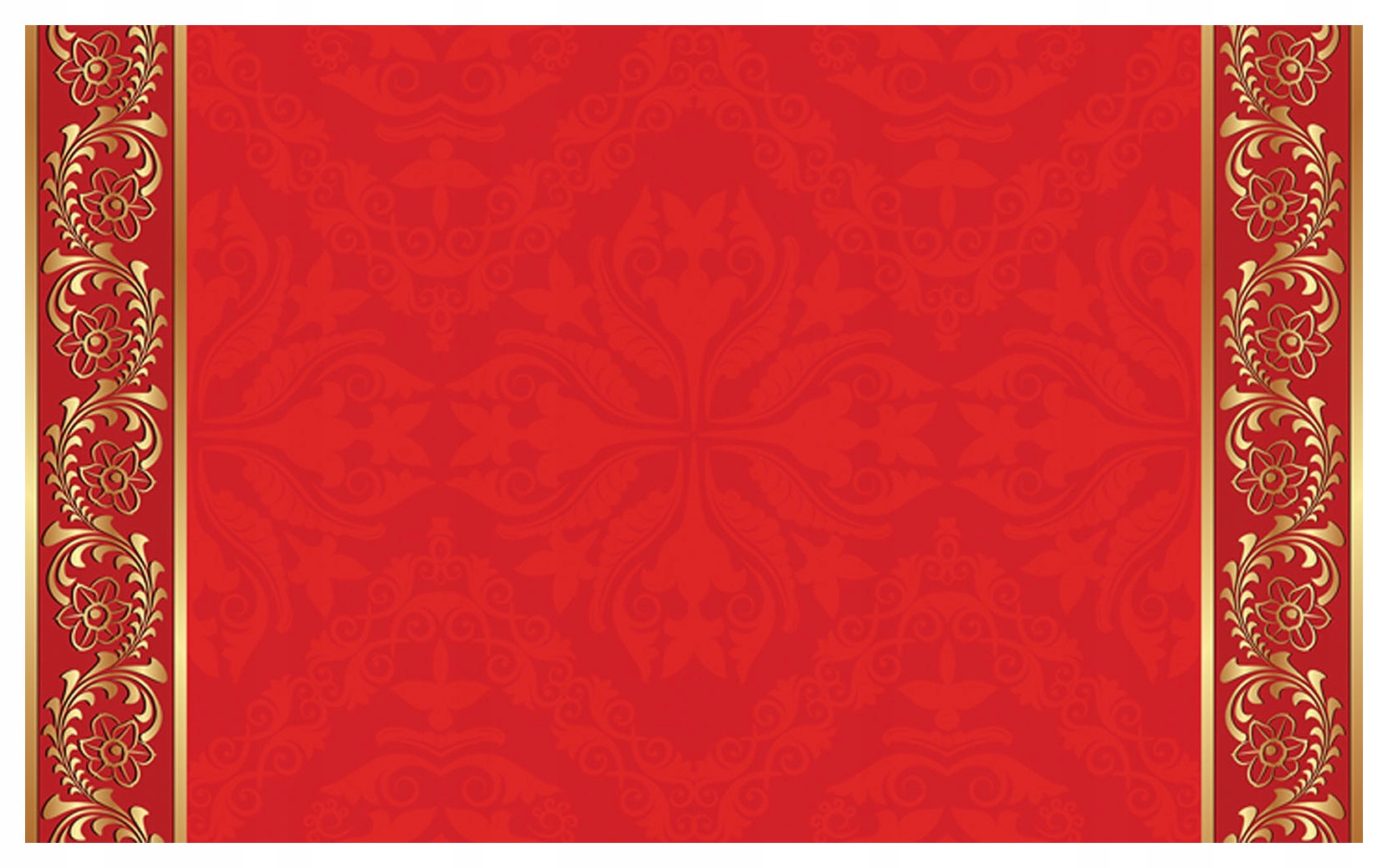 Fototapeta Červeno-zlaté květy ornament elegance klasika 250x175 lepidlo