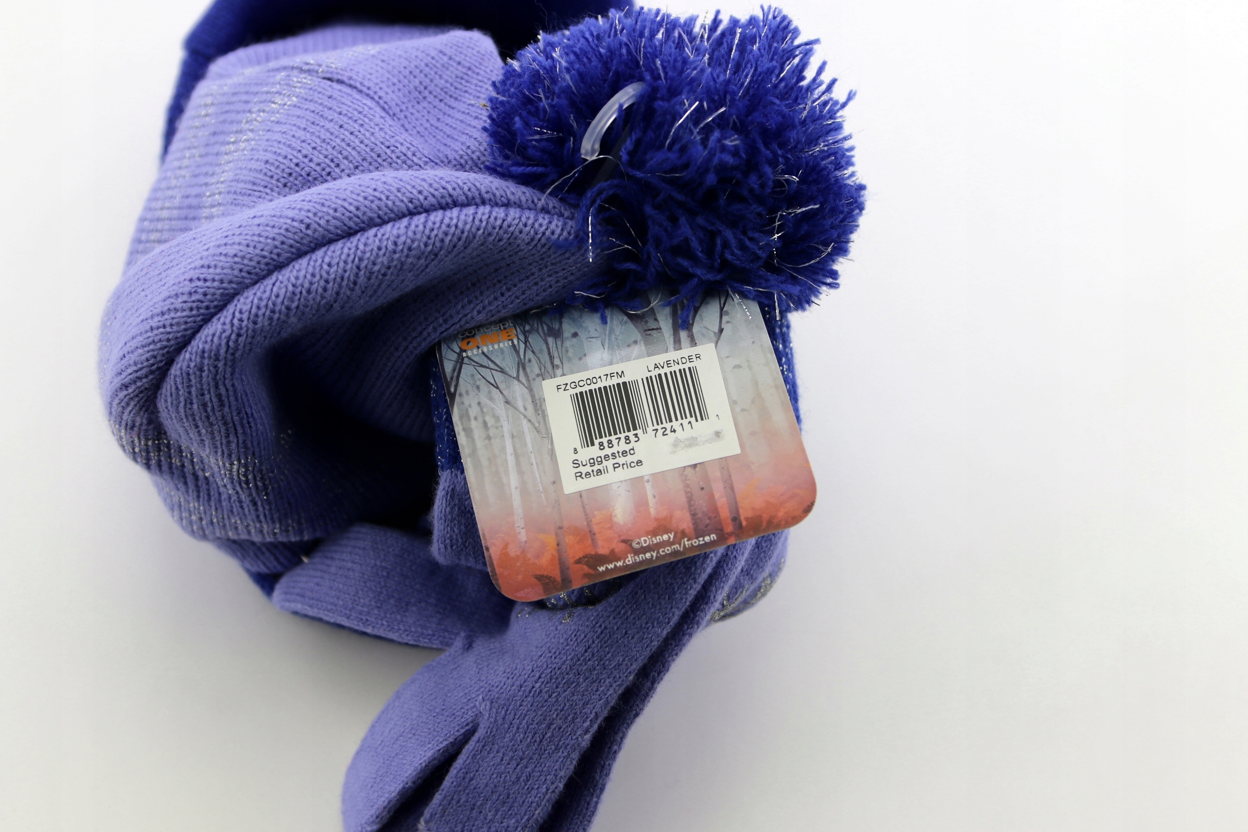 DISNEY Frozen Kraina Lodu Czapka Zimowa Rękawiczki Elementy zestawu Nakrycie głowy Rękawiczki