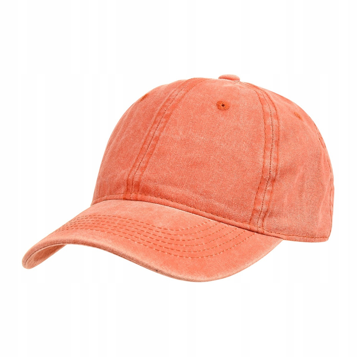 

Czapka z daszkiem vintage unisex gladka regulowana