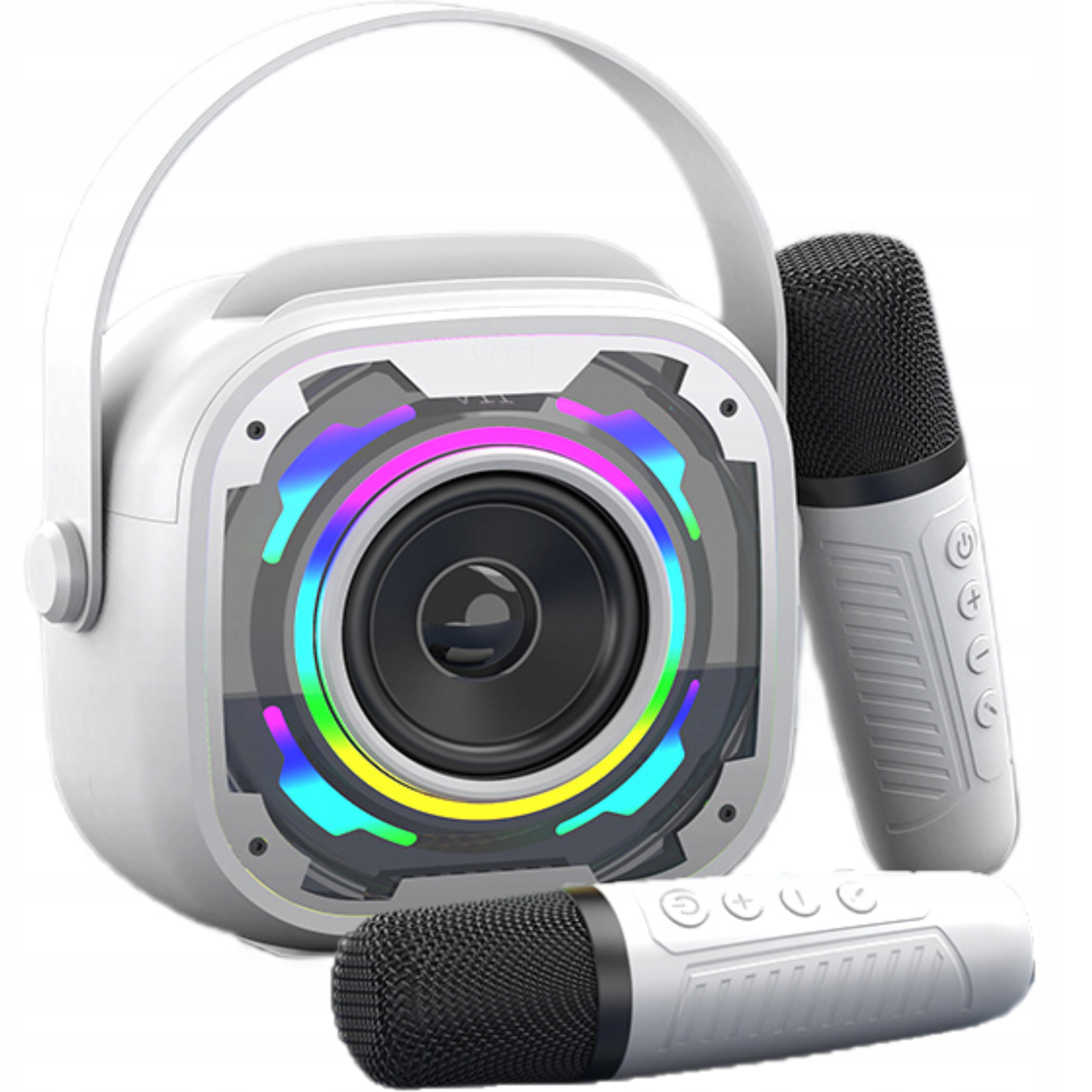 Bezprzewodowy zestaw karaoke dla dzieci – głośnik Bluetooth 2 mikrofony