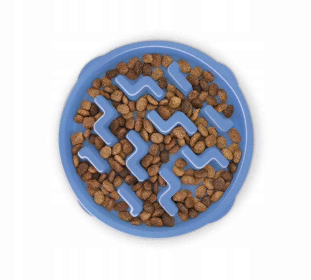 Levně Miska zpomalující jídlo Outward Hound Fun Feeder Slo-Bowl Blue M