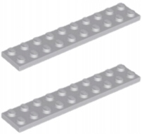 

Lego Płytka 2x10 Jasny Szary Lbg 4211462 3832 2szt