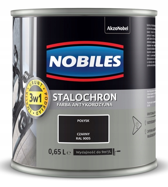 

Farba Nobiles Stalochron, czarna, 0.65l