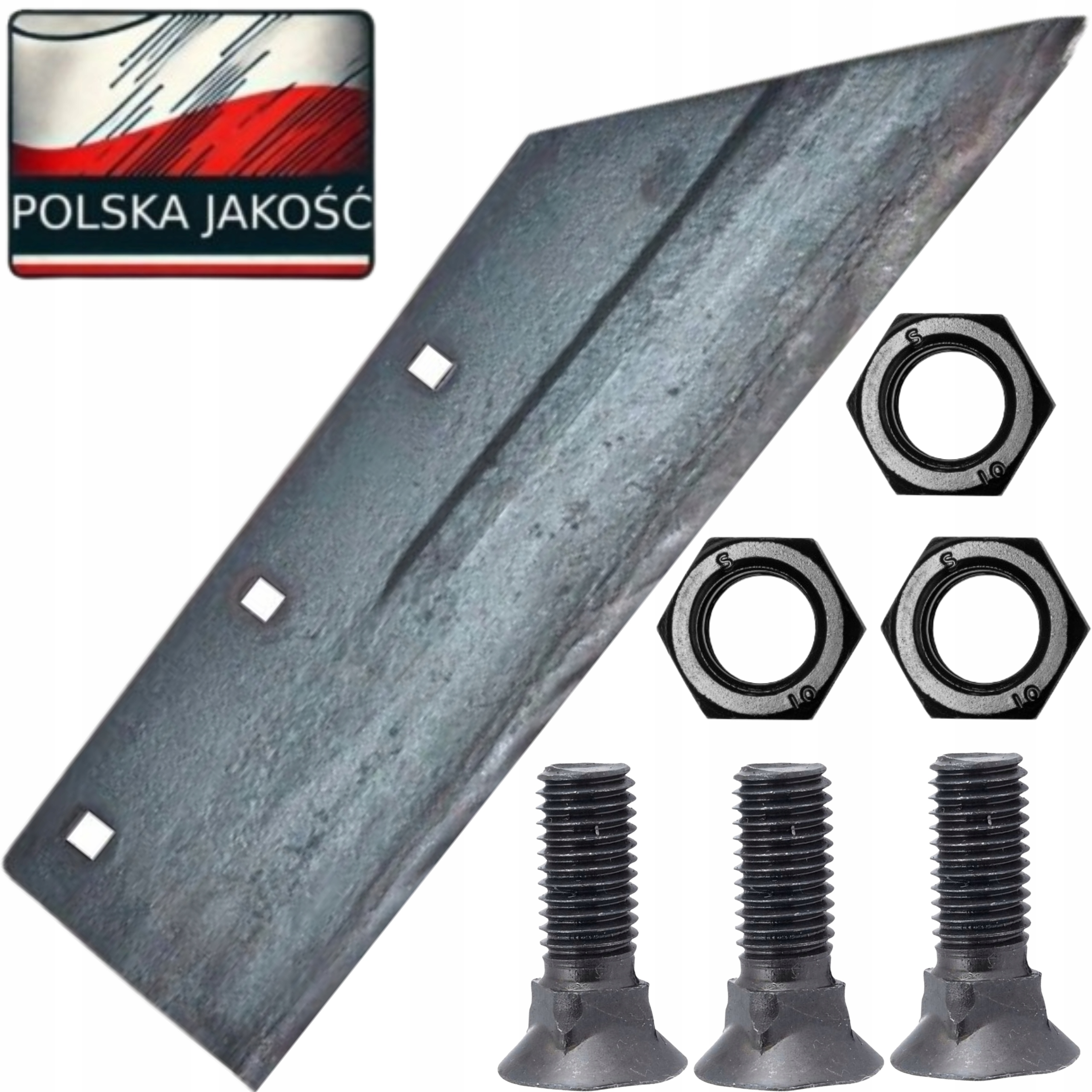 LEMIESZ KLEPANY DO PŁUGA 2 i 3 SKIBOWEGO PŁUG POLSKI + ŚRUBY 3 OTWOROWY