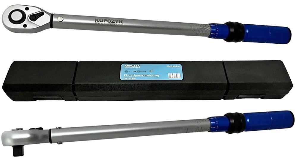 Klucz dynamometryczny Kupczyk 1/2'' 20-210 Nm blokada