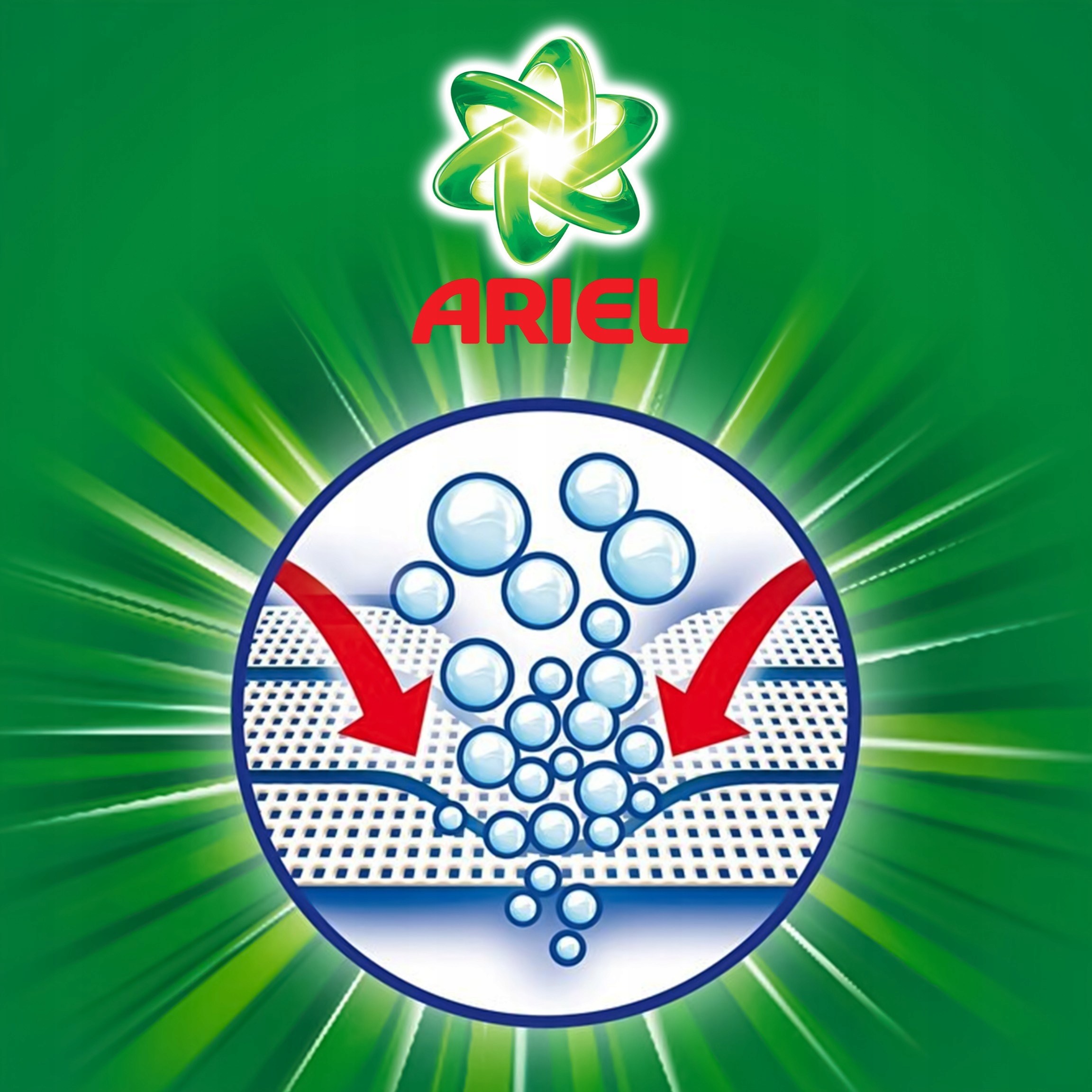 Proszek do Prania Koloru Ariel Aqua Puder Profesjonalna Formuła 10 kg Marka Ariel