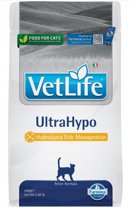 Farmina Vet Life ULTRAHYPO feline 2 kg 14391533962 - Allegro.pl