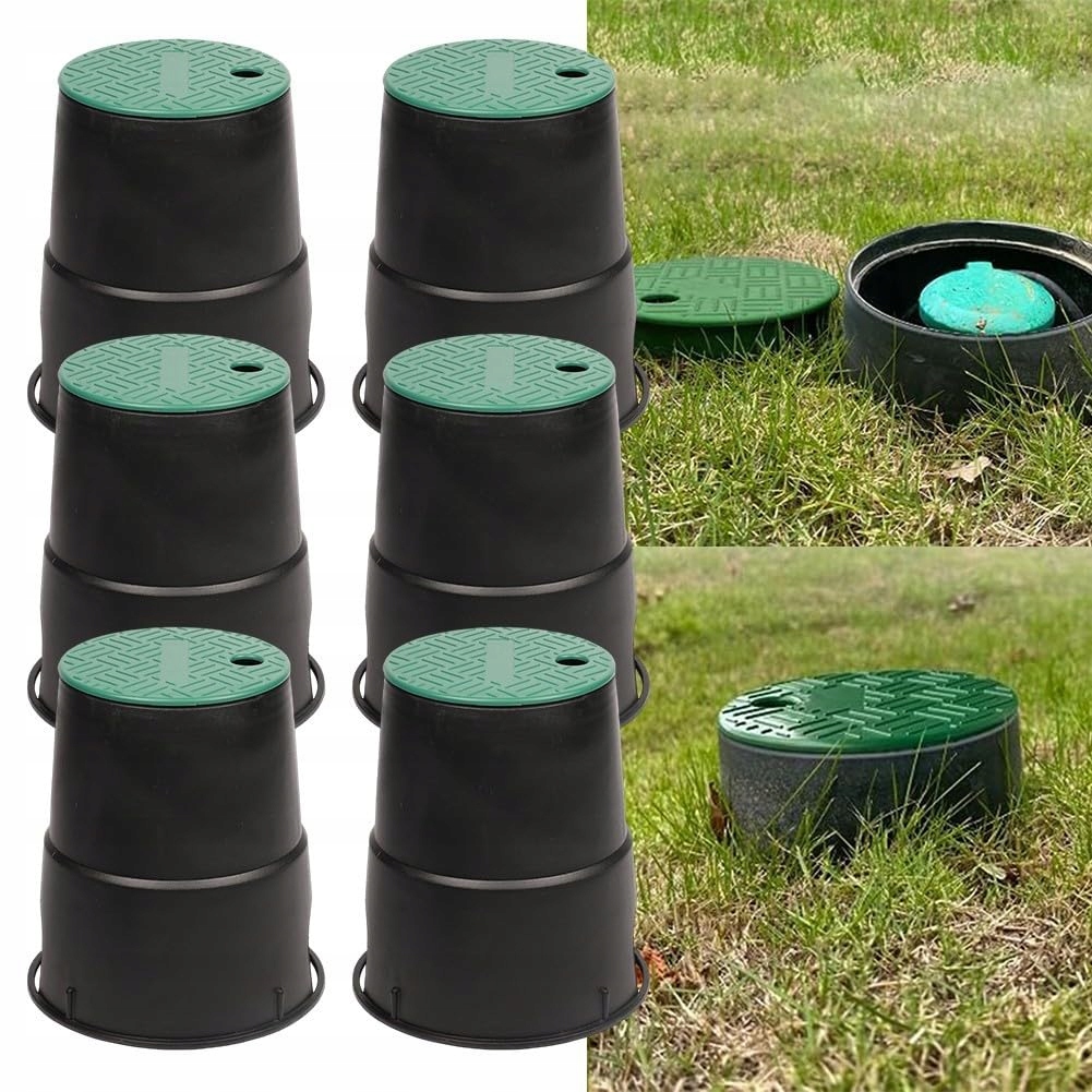 6 x kulatá ventilová skříň 6" Hdpe s protiskluzovou úpravou pro zavlažování