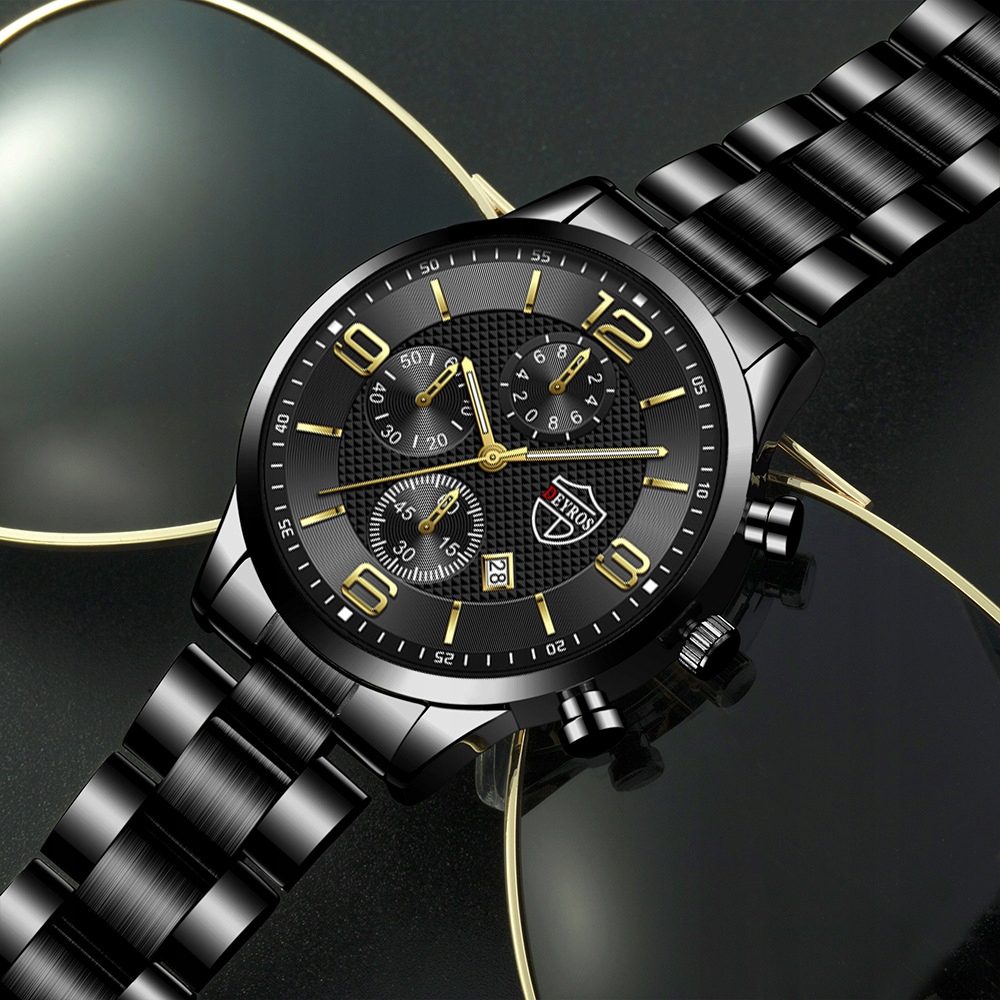 Zegarek Produkt Męski Świecący Klasyk DATOWNIK Model Zegarek Produkt Męski