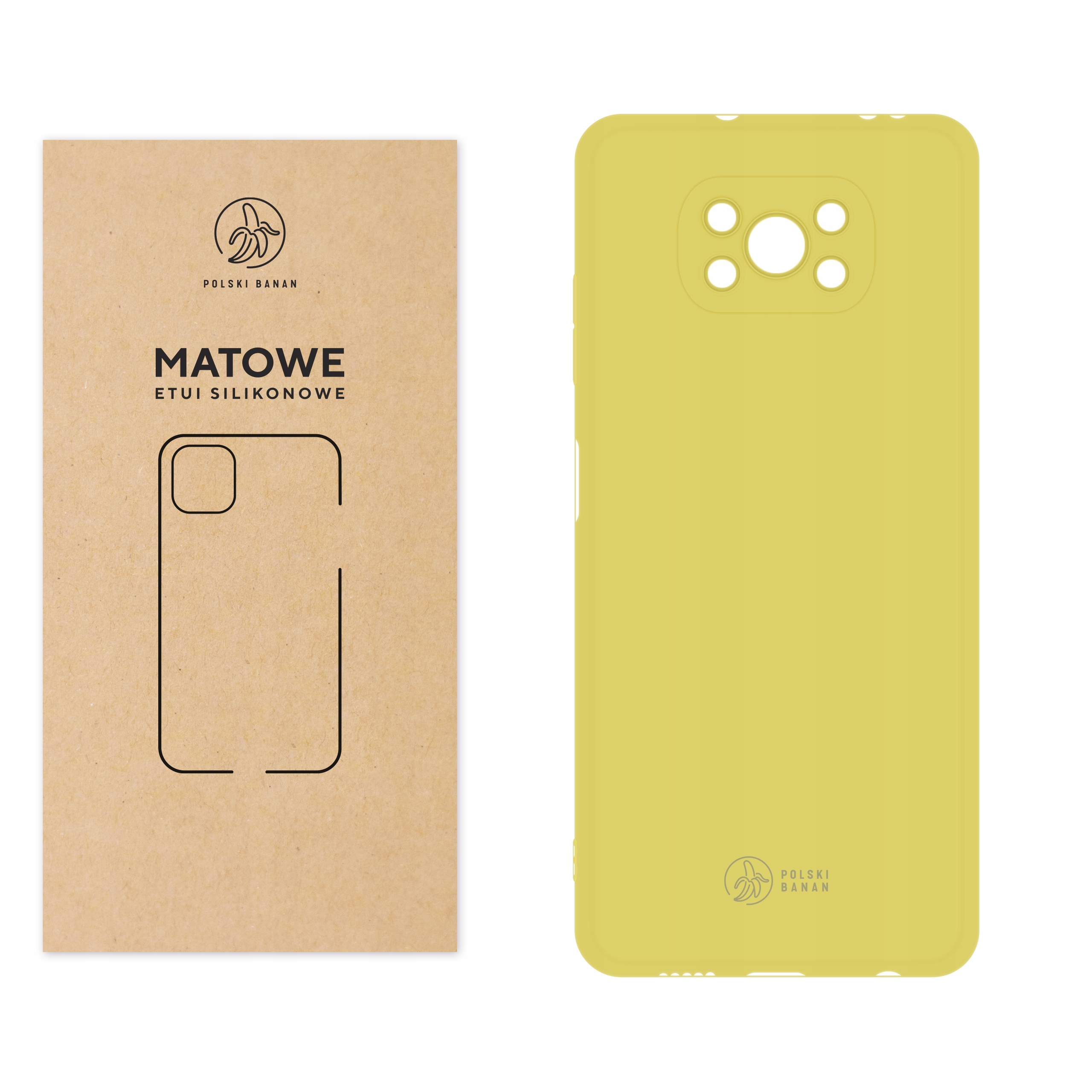 

Etui Matowe do Xiaomi Poco X3 Nfc X3 Pro żółte