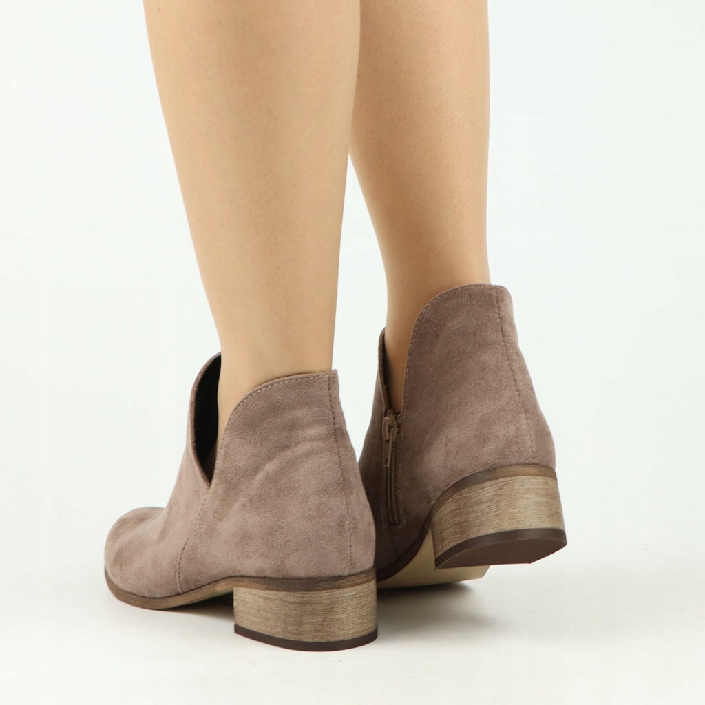 Botki Kamex-but 323 Beż zamsz 41 Rozmiar 41