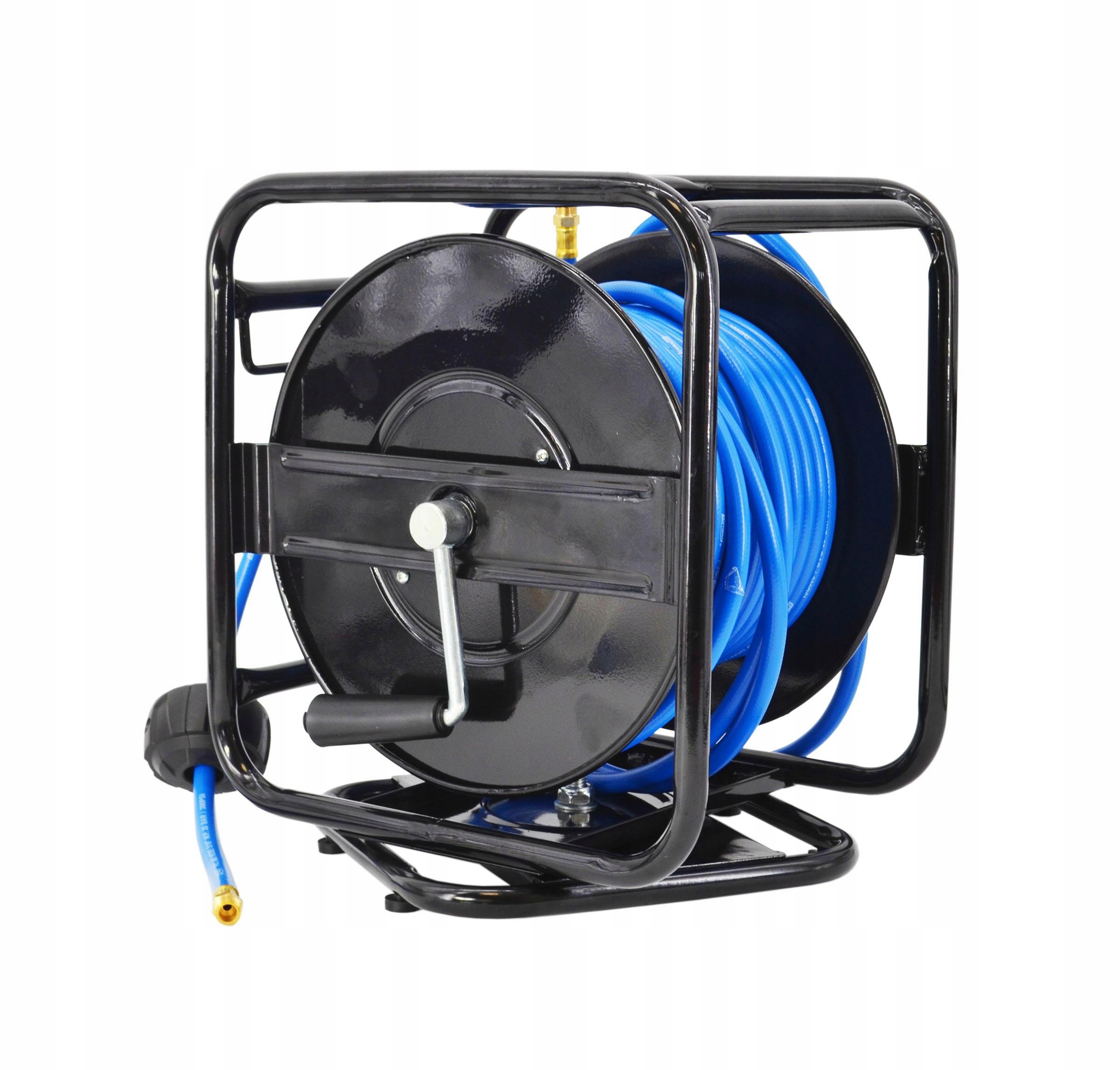 Awtools Pneumatický Kabel Hadice Na Kovovém Navíječi 8x12 mm x 30 m